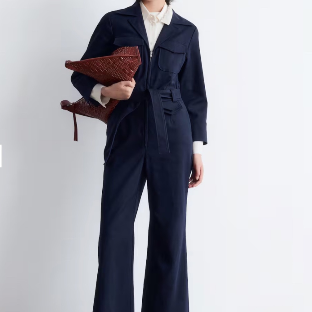 NWT & Other Stories Belted Uitilty Jumpsuit